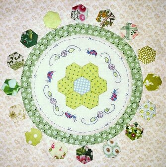 Complete Pattern Quilters Flower Garden