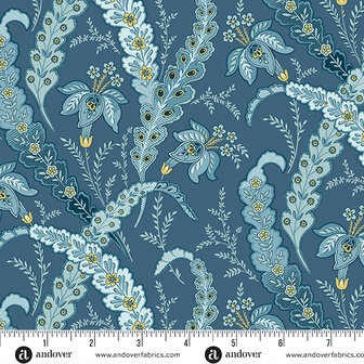 1164-B Beach House Ribbon Grass Blue