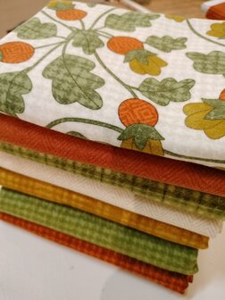 Quiltpakket Ragtime Flanellen Quilt  HERFST Autumn Harvest