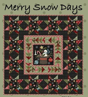 Quilt pakket Merry Snow Days by Bonnie Sullivan 