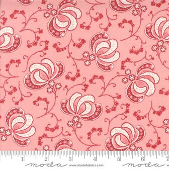 8FatQuarters Hollyhocks &amp; Roses by Bunny Hill