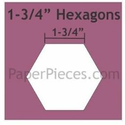 HEX175 1-3/4 inch Hexagon papieren mallen 