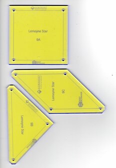 LEMOYNESTARSET Acrylic template set  9 inch 