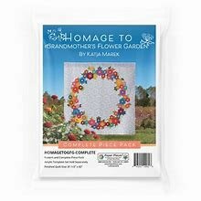 Homage to Grandmothers Flower garden Quilt Pattern and starter Pack Paper Pieces