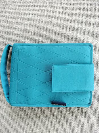 Yazzii organizer map bag turquoise 