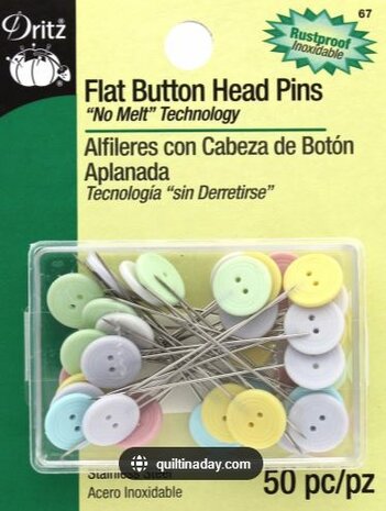 Flat Button Head Pins