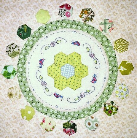 Compleet Patroon Quilters Flower Garden