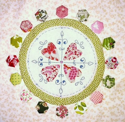 Compleet Patroon Quilters Flower Garden