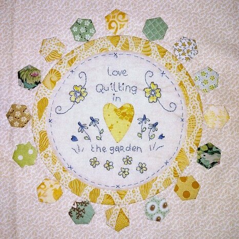 Complete Pattern Quilters Flower Garden