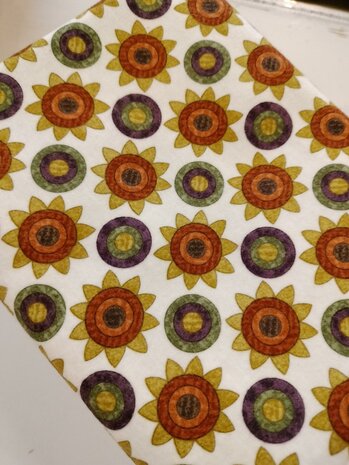 Quiltpakket Ragtime Flanellen Quilt  HERFST Sunflowers