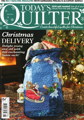 Todays Quilter magazine issue 106 Christmas Delivery dec.2023