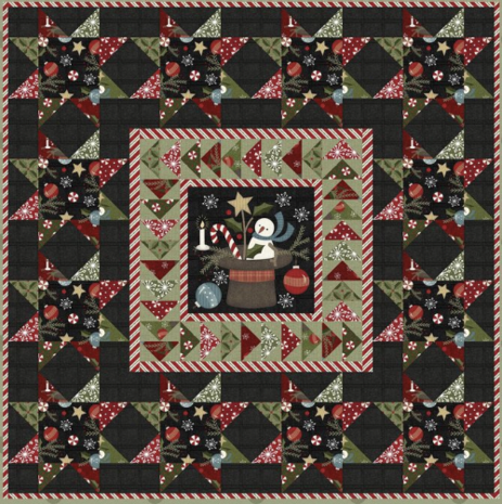 Quilt pakket Merry Snow Days by Bonnie Sullivan 