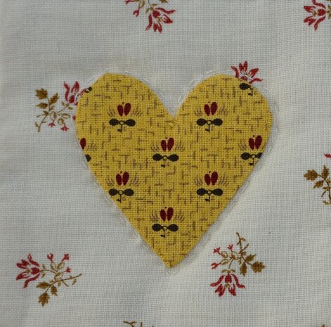 Little Hearts Scrap Quilt patroon 