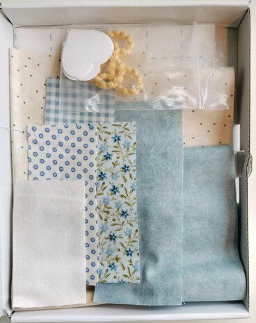 It's A Boy!  Geboorte Quiltje Blauw